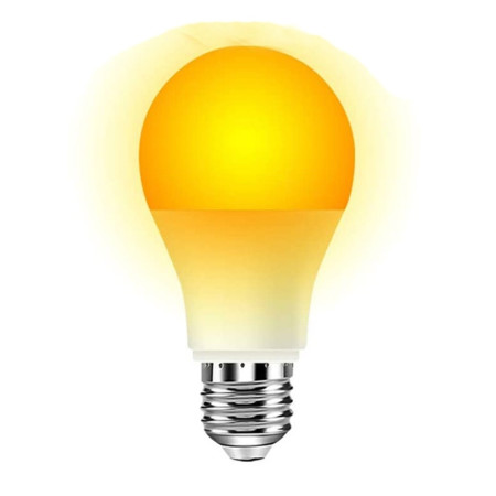 9W LED žárovka bez modré složky LuDream - Amber (E27)