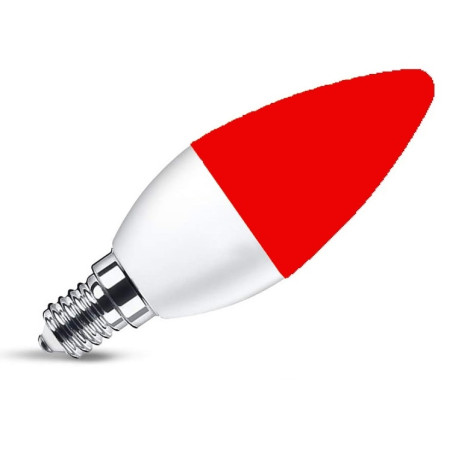 3W LED žárovka bez modré složky LuDream - Red (E14)