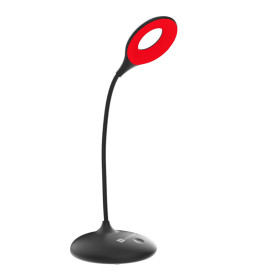 Lampka LED do czytania bez niebieskiego składnika LuDream Aura - Czerwony/Czarny