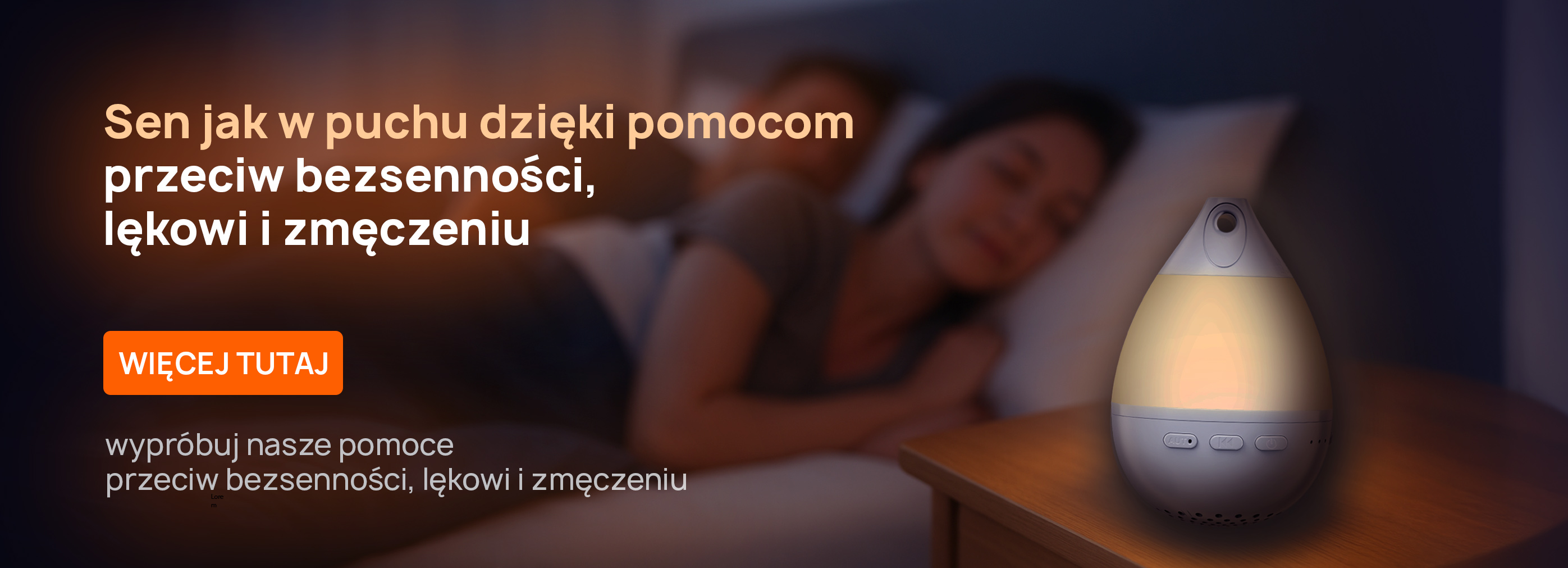 Pomoc przy zasypianiu